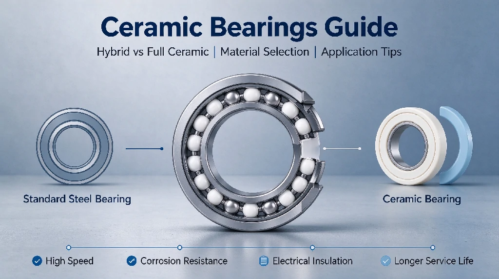 Ceramic Bearings Guide: Hybrid vs Full Ceramic, Material Selection & Application Tips